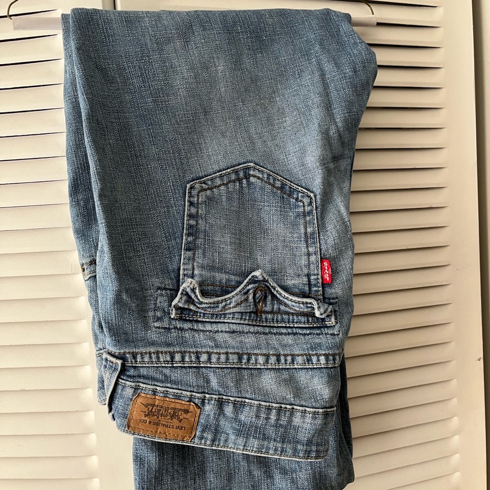 Levi's Women’s Blue Relaxed Jeans Classic Denim, Waist 38